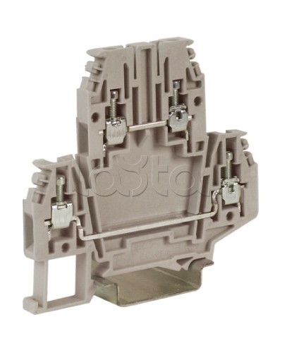 Зажим клеммный проходной 2.5 кв.мм DKC ZDB100GR в Березниках Клеммные колодки Pintop.ru