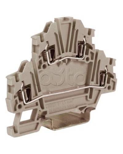 Зажим, серый, 1,5 кв.мм DKC ZHD200GR-RET в Березниках Держатели, клипсы, скобы Pintop.ru