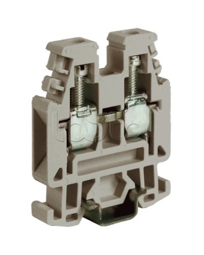 Зажим 4 кв.мм серый DKC ZRP300GR в Березниках Крепежные изделия Pintop.ru