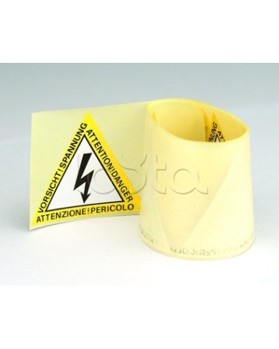 Предупреждающая табличка 60мм DKC ZTA001 в Березниках Аксессуары для лотков Pintop.ru