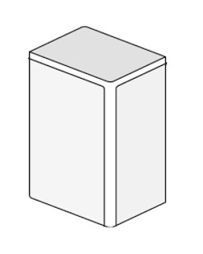 Заглушка коричневая DKC 00580B в Березниках Аксессуары для кабель-канала Pintop.ru