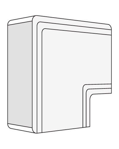 Угол плоский NPAN 120x40 DKC 01742 в Березниках Аксессуары для кабель-канала Pintop.ru