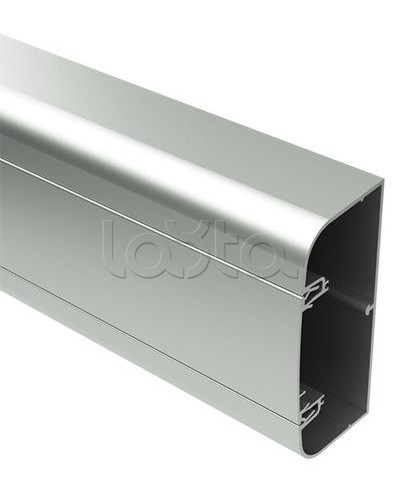 Кабель-канал алюминиевый 90х50 мм (с 1 крышкой), цвет серебристый металлик DKC (09599) в Березниках Кабель-канал Pintop.ru