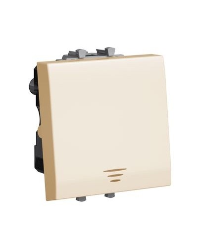 Кнопка Ванильная дымка, Avanti, 16A, 2 мод. DKC 4405152 в Березниках Аксессуары для стоек и шкафов Pintop.ru