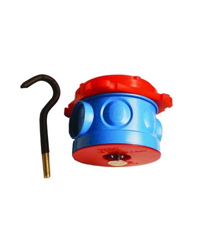 Коробка потолочная с крюком для заливки в бетон, д.70х136мм DKC 59385 в Березниках Аксессуары для кабель-канала Pintop.ru