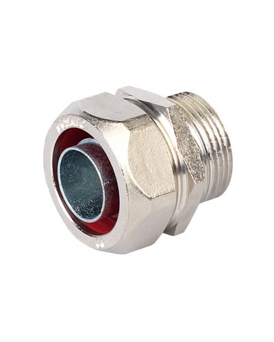 Муфта металлорукав-коробка DN 50,М50х1,5 наружная резьба DKC 6014-50A в Березниках Повороты, муфты, тройники Pintop.ru