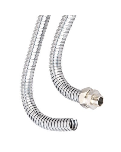 Металлорукав из оцинкованной стали DN 40мм, Dвн 40,0 мм, Dнар 44,5 мм, IP40, 25м DKC 667R4044 в Березниках Металлорукав Pintop.ru