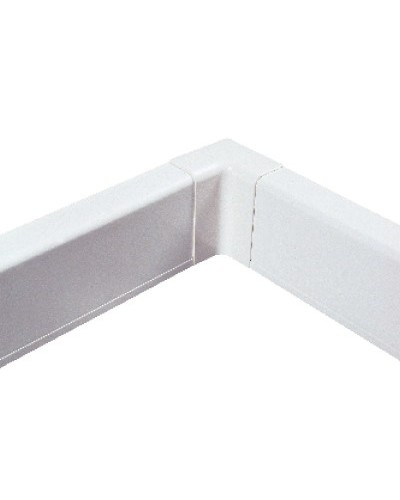 Угол внутренний для плинтусного короба 100х40 мм белый DKC AIR10042 в Березниках Аксессуары для кабель-канала Pintop.ru