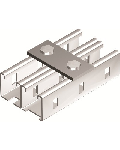 Пластина соединительная, длина 90 мм, 2отв., горячеоцинкованная DKC BMD1011HDZ в Березниках Аксессуары для лотков Pintop.ru
