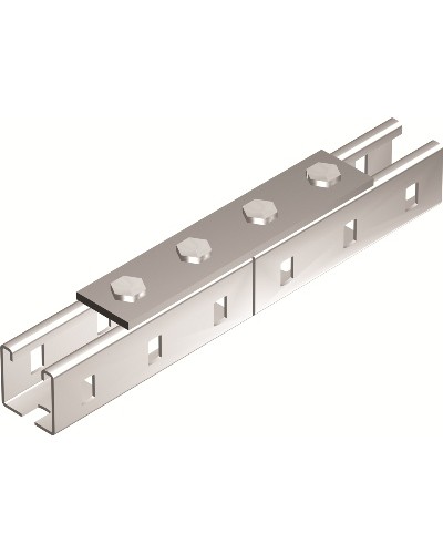 Пластина соединительная, длина 190 мм, 4отв., горячеоцинкованная DKC (BMD1012HDZ) в Березниках Аксессуары для лотков Pintop.ru
