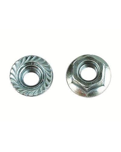 Гайка с насечкой, препятствующей откручиванию М6 HDZ (200 шт/уп) DKC (CM100600HDZ) в Березниках Крепеж Pintop.ru