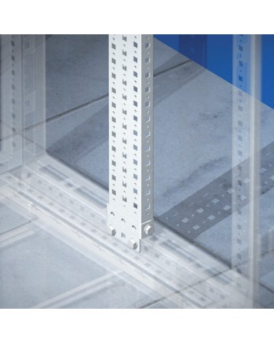 Рейки вертикальные для шкафов CQE высотой 2000 мм (2 шт/уп) DKC R5PDV20 в Березниках Аксессуары для стоек и шкафов Pintop.ru