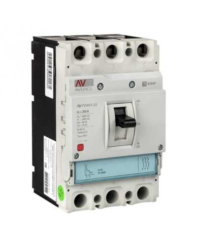 Автоматический выключатель AV POWER-2/3 250А 35kA TR EKF (mccb-23-250-TR-av) в Березниках Электротехническое оборудование Pintop.ru