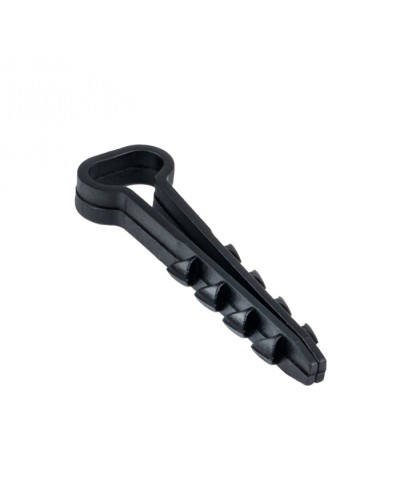 Дюбель-хомут (5х10 мм) для плоского кабеля черный (50 шт.) EKF PROxima (plc-cd-5x10b) в Березниках Крепеж: Дюбели, шурупы, саморезы Pintop.ru