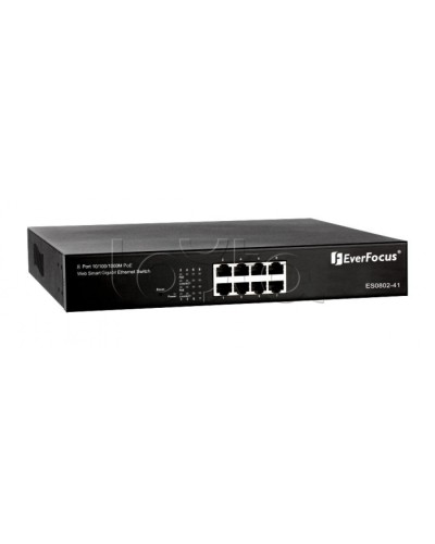 Коммутатор PoE 8-портовый EverFocus ES0802-41 в Березниках Коммутаторы Pintop.ru