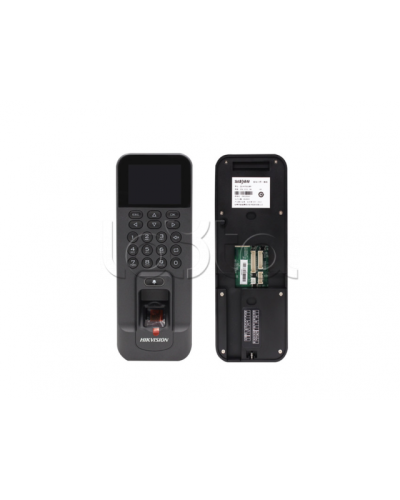 Терминал доступа со встроенным считывателем отпечатков пальцев Hikvision DS-K1T804BF в Березниках Считыватели Pintop.ru