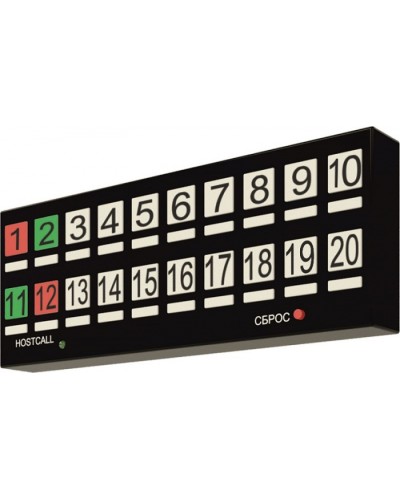 Табло отображения Hostcall MP-730W2 в Березниках Система оповещения и трансляции Hostcall Pintop.ru