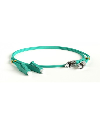 Патч-корд волоконно-оптический Hyperline FC-D2-503-LC/PR-ST/PR-H-1.5M-LSZH-AQ в Березниках Патч-корды оптические Pintop.ru