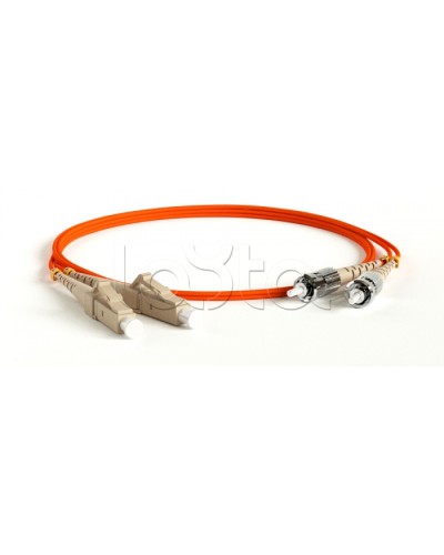 Патч-корд волоконно-оптический MM 62.5/125, ST-LC, duplex, LSZH, 1 м Hyperline FC-D2-62-LC/PR-ST/PR-H-1M-LSZH-OR (FC-62-ST-LC-PC-1M) в Березниках Патч-корды оптические Pintop.ru