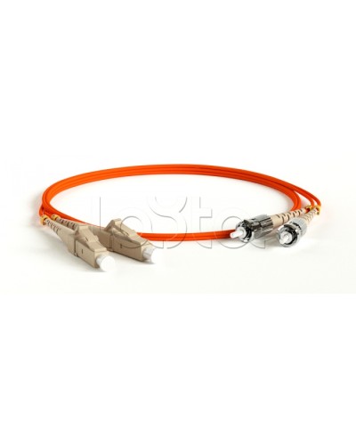 Патч-корд волоконно-оптический Hyperline FC-D2-62-LC/PR-ST/PR-H-2M-LSZH-OR в Березниках Патч-корды оптические Pintop.ru
