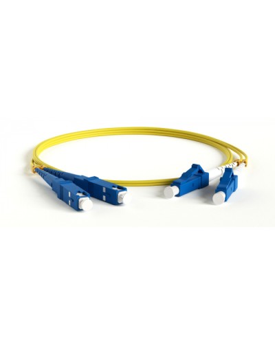 Патч-корд волоконно-оптический Hyperline FC-D2-9-SC/AR-SC/AR-H-20M-LSZH-YL в Березниках Патч-корды оптические Pintop.ru