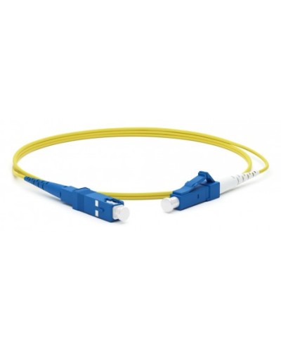 Патч-корд волоконно-оптическийLC/UPC-SC/UPC (20м) Hyperline FC-S2-9-LC/UR-SC/UR-H-20M-LSZH-YL в Березниках Патч-корды оптические Pintop.ru