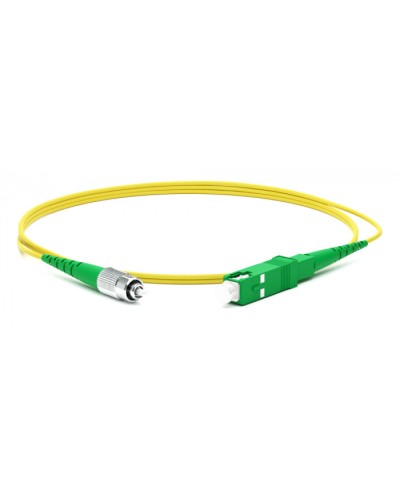 Патч-корд волоконно-оптический Hyperline FC-S2-9-SC/AR-SC/AR-H-10M-LSZH-YL в Березниках Патч-корды оптические Pintop.ru