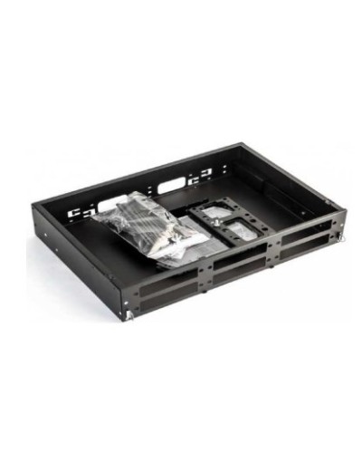 Бокс оптический универсальный 19 Hyperline FO-19V-2U-6xSLT-W130H30-48UN-BK в Березниках Коммутационные изделия Pintop.ru