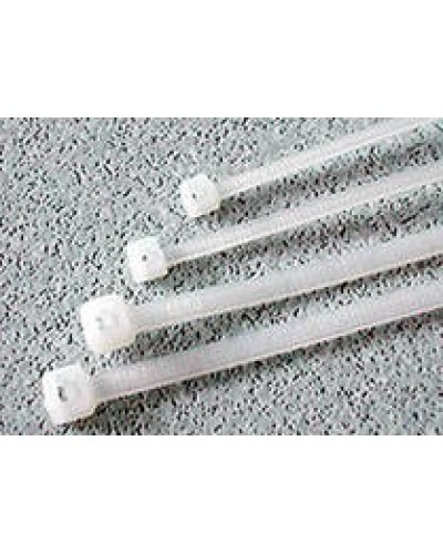 Хомут-стяжка нейлоновый, неоткрывающийся, 200х3.6 мм, белые Hyperline GT-200IC (100 шт/уп) в Березниках Стяжки-хомуты Pintop.ru