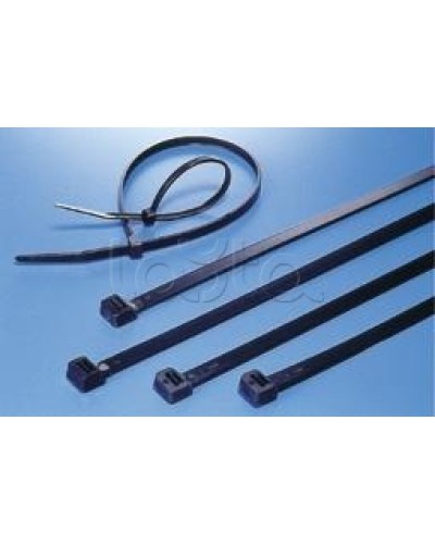 Хомут-стяжка нейлоновый, неоткрывающийся, 250х3.6 мм, черные Hyperline GT-250IBC (100 шт/уп) в Березниках Стяжки-хомуты Pintop.ru