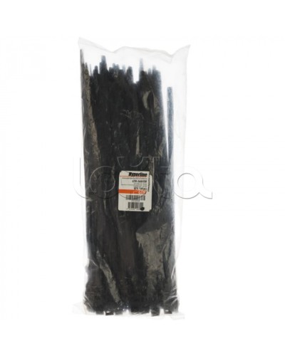 Хомут-стяжка нейлоновый, неоткрывающийся, погодостойкий 360x8.6 мм Hyperline GTN-360HDB (100 шт/уп) в Березниках Стяжки-хомуты Pintop.ru