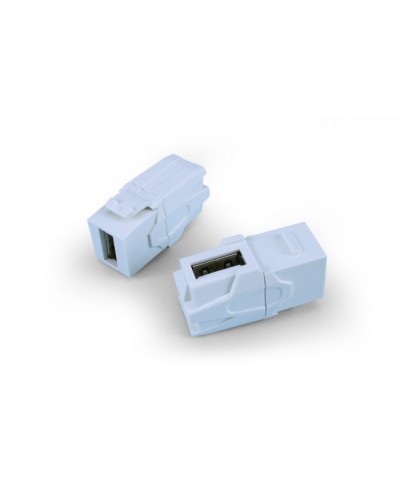 Вставка формата Keystone Jack Hyperline (KJ1-USB-VA3-WH) в Березниках Кроссы оптические Pintop.ru