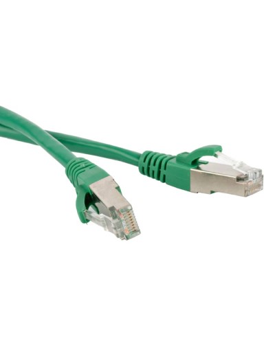 Патч-корд F/UTP Hyperline PC-LPM-STP-RJ45-RJ45-C6-5M-LSZH-GN в Березниках Патчкорды (медные) Pintop.ru