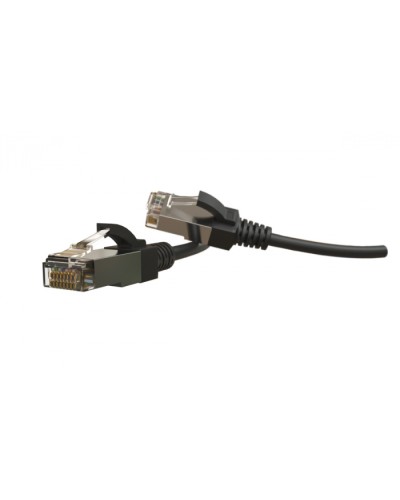Патч-корд S/FTP Hyperline (PC-LPT-SFTP-RJ45-RJ45-C6-5M-LSZH-BK) в Березниках Патчкорды (медные) Pintop.ru