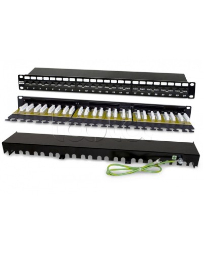 Патч-панель Hyperline PP2-19-24-8P8C-C6A-110D в Березниках Патч панель Pintop.ru