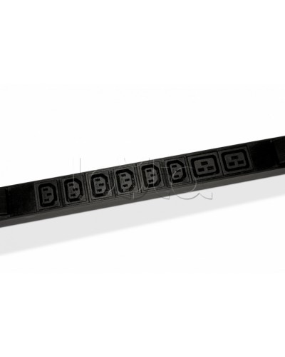 Блок розеток горизонтальный черн Hyperline (SHE19-4IEC-6BIEC-AIEC) в Березниках Блоки розеток Pintop.ru