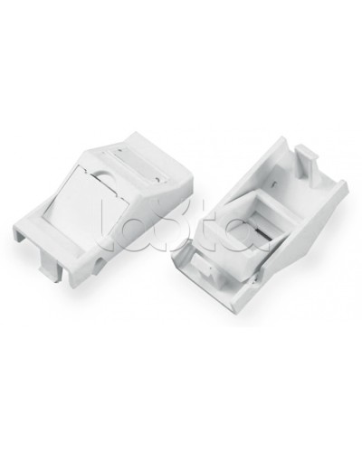 Вставка угловая 45x22.5 для 1 модуля формата Keystone Jack Hyperline SIP2A-1K-M45-22.5 в Березниках Модули Keystone Pintop.ru