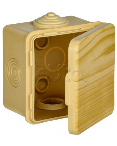Коробка расп. КМ 65х65х50мм о/к IP54 4 вв. сосна IEK (UKO31-065-065-050-K34-54) в Березниках Распределительные коробки Pintop.ru