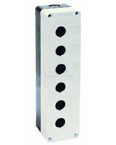 Корпус КП105(6) для кнопок 5(6) мест IEK BKP10-6-K01 в Березниках Аксессуары для стоек и шкафов Pintop.ru
