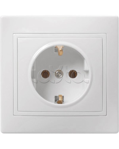 Розетка «Кварта» 2Р+Е, 1 модуль, без шторок, для скрытого монтажа IEK (ERK14-K01-16-DM) в Березниках Аксессуары для кабель-канала Pintop.ru