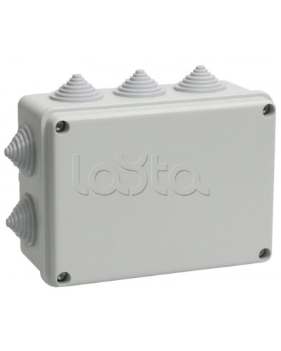 Коробка КМ41242 распаячная для о/п (RAL7035, 10 гермовводов) IEK UKO10-150-110-070-K41-55 в Березниках Распределительные коробки Pintop.ru