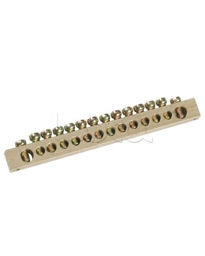 Шина нулевая 8x12 8/2 IEK YNN21-08-100 в Березниках Клеммные колодки Pintop.ru