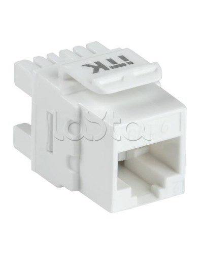 Модуль Keystone Jack кат. 6 UTP 110 IDC 180 град. ITK CS1-1C06U-12 в Березниках Модули Keystone Pintop.ru