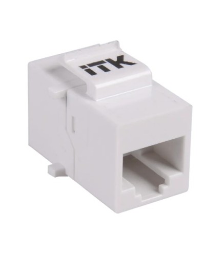 Проходной адаптер кат.5E UTP, RJ45-RJ45, тип Keystone Jack ITK CS7-1C5EU в Березниках Проходные адаптеры RJ-45 и разветвители Pintop.ru