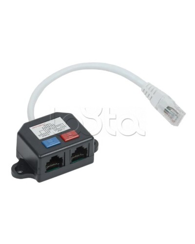 Разветвитель (Y-адаптер) кат. 5Е 2xRJ45-1хRJ45 ITK CS7-1C5EU-Y2-1 в Березниках Коммутационные изделия Pintop.ru