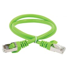 ITK Коммутационный шнур кат. 5Е FTP PVC 10м зеленый (PC02-C5EF-10M)