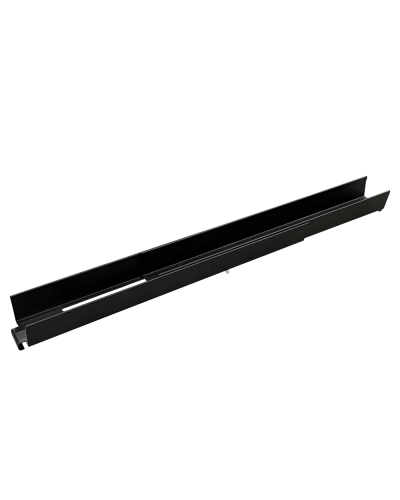 Горизонтальный лоток для установки между профилями шкафа LAN-DC шириной 800 мм, раздвижной, 457-762 мм, черный LANMASTER LAN-DC-CB-HTR-8 в Березниках Аксессуары для стоек и шкафов Pintop.ru