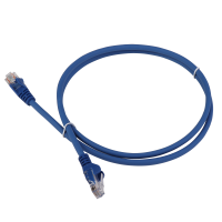 Патч-корд LANMASTER LSZH UTP кат.5e, 4.0 м, синий LANMASTER LAN-PC45/U5E-4.0-BL