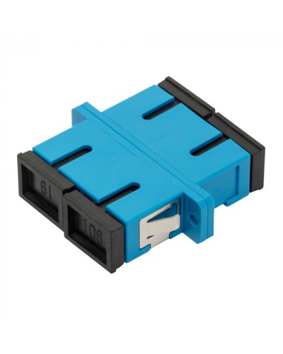 Адаптер оптический SC, SM, дуплексный LANMASTER (LAN-2SC-AM-SM) в Березниках Проходные адаптеры и розетки оптические Pintop.ru