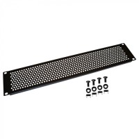 19" вентиляционная фальш-панель 2U, черная LANMASTER (LAN-DC-VNP-2U)